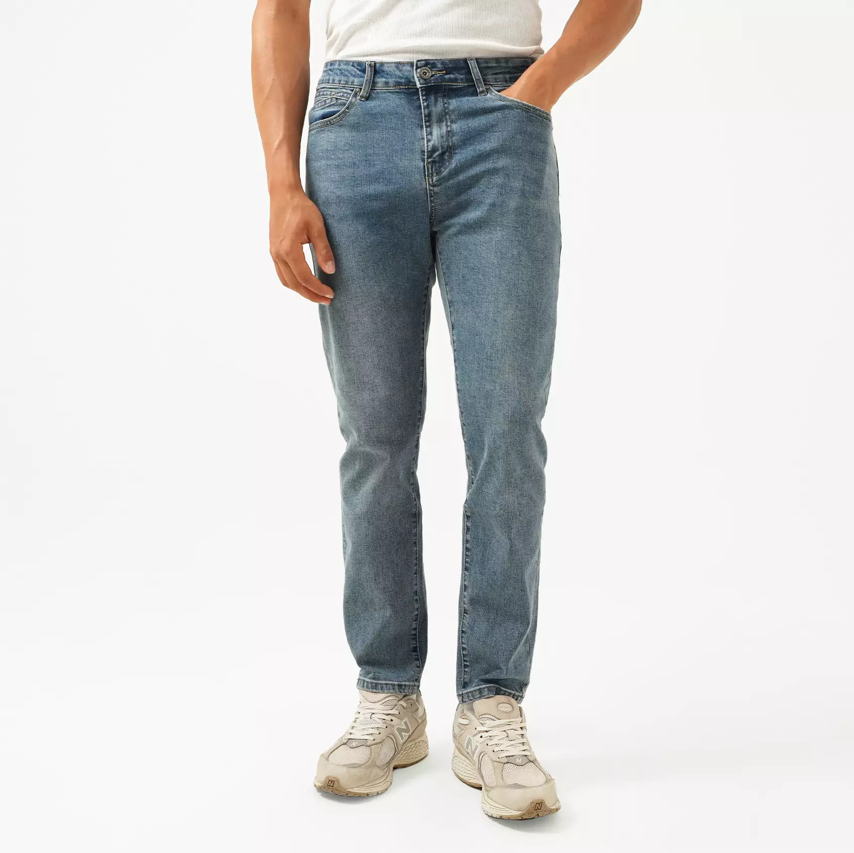 CELCIUS Celana Denim Panjang Slim Fit I31000431C Biru