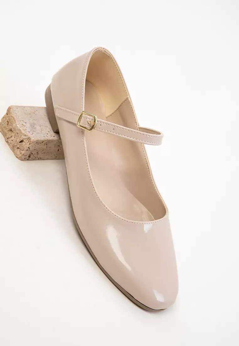 Skin Patent Leather-Skin Women's Ballerinas 18896