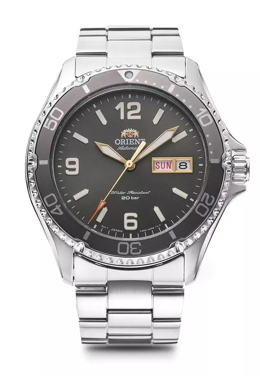 Orient Kamasu Silver Stainless Steel Analog Automatic Watch For Men OR-RA-AA0819N19B