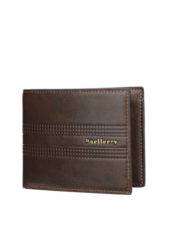 Baellerry brown Vintage Men Leather Money Clip Credit Card Wallet 8EA0DAC830C6B2GS_1