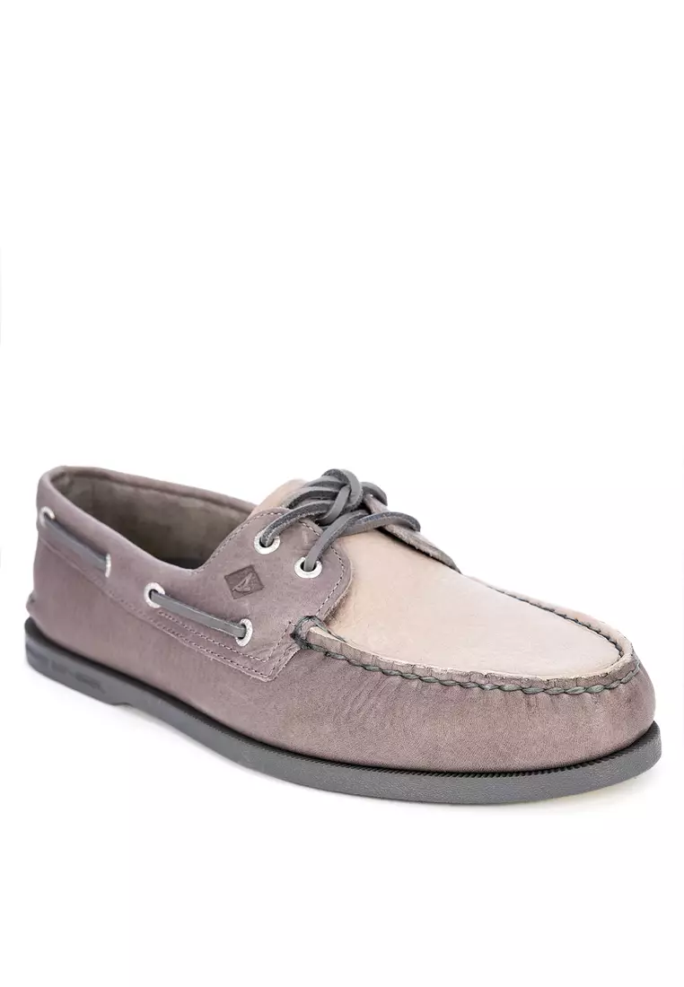 Buy Sperry Men's Authentic Original™ Tumbled Boat Shoe Grey (STS25291 ...