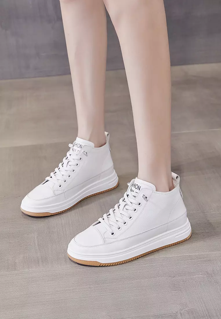 High-top Casual Leather Sneakers RX9303