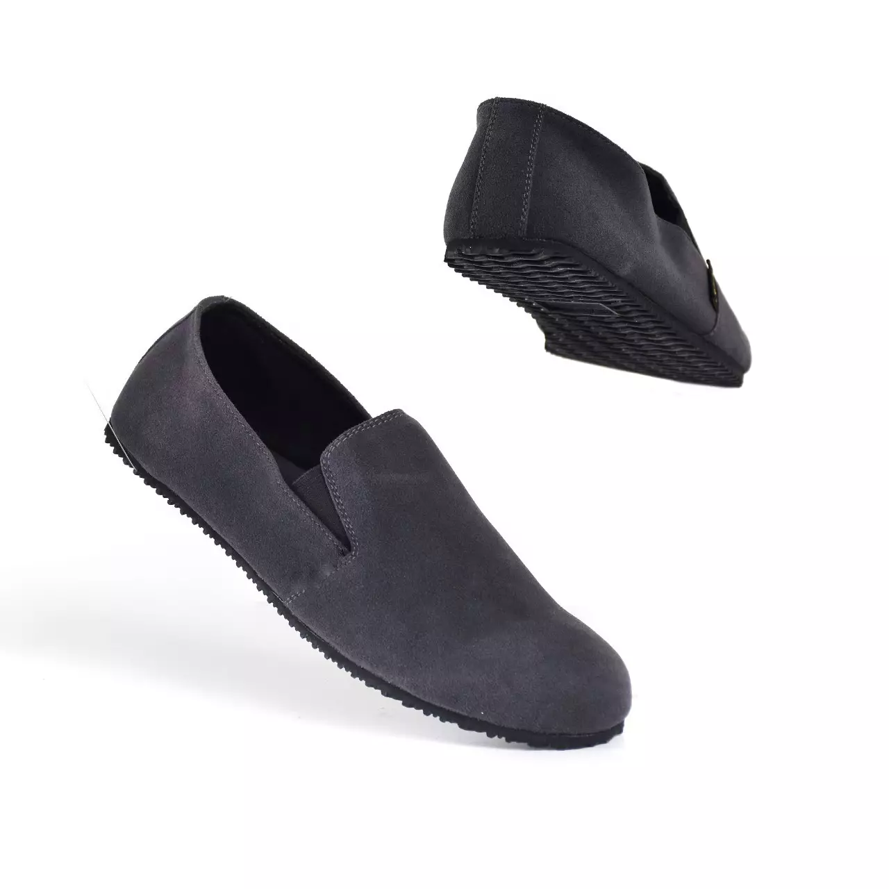 Country Boots Chiga - Sepatu Moccasin Flat - Grey