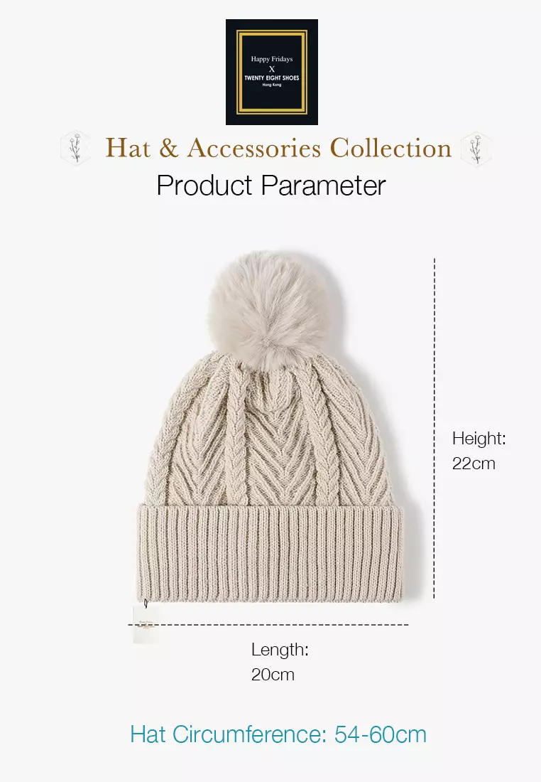 Extra Warm Inner Faux Woolen Knit Beanies JW MC-23B050