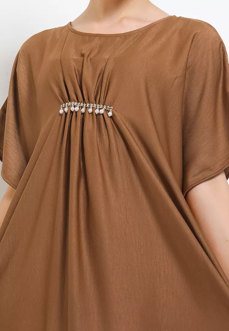 Pearl Chain Detail Kaftan