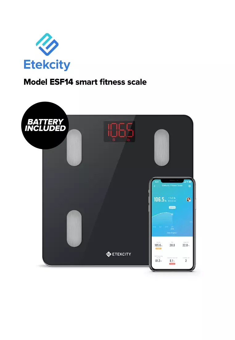 Buy COSORI Etekcity Smart Fitness Scale ESF14 (Black) 2024 Online