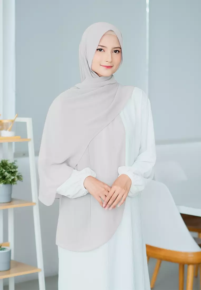 HIJAB INSTAN SAFFA - SILVERGREY