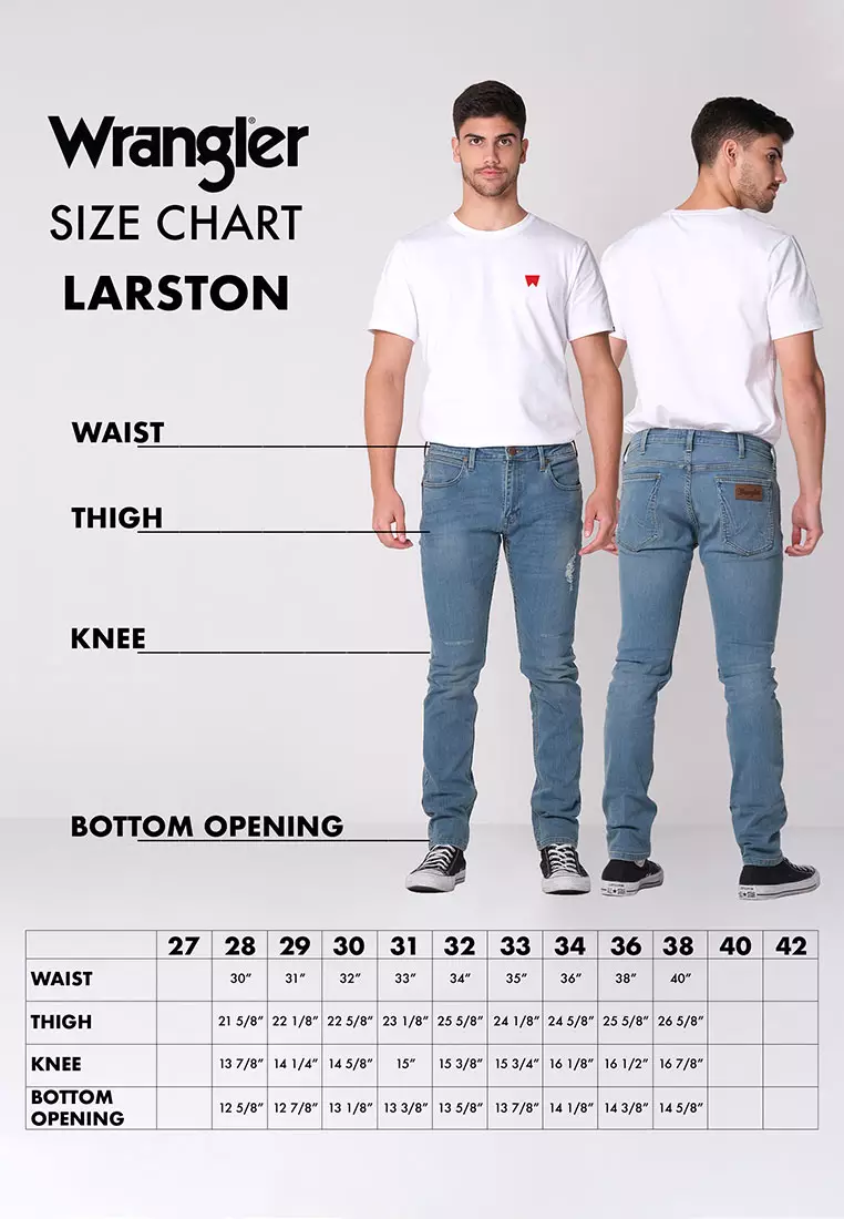 Larston Skinny Denim Jeans for Men in Sapphire Stone Color