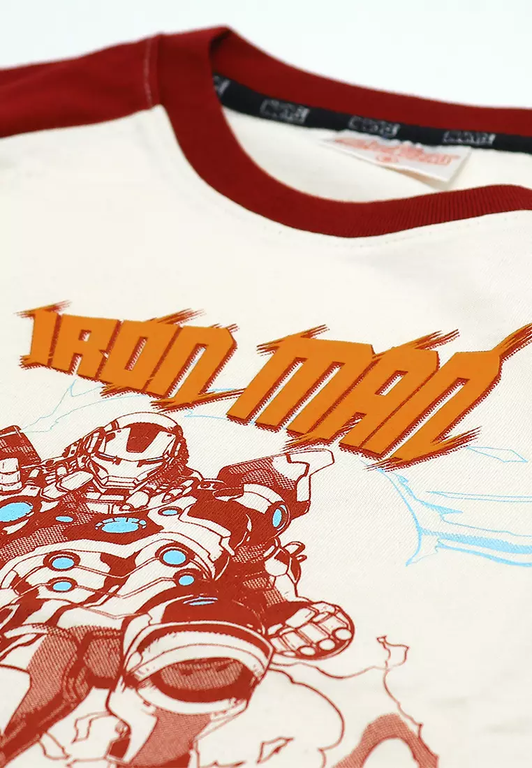 Boys Licensed Graphic Raglan T-Shirt "Iron Man"