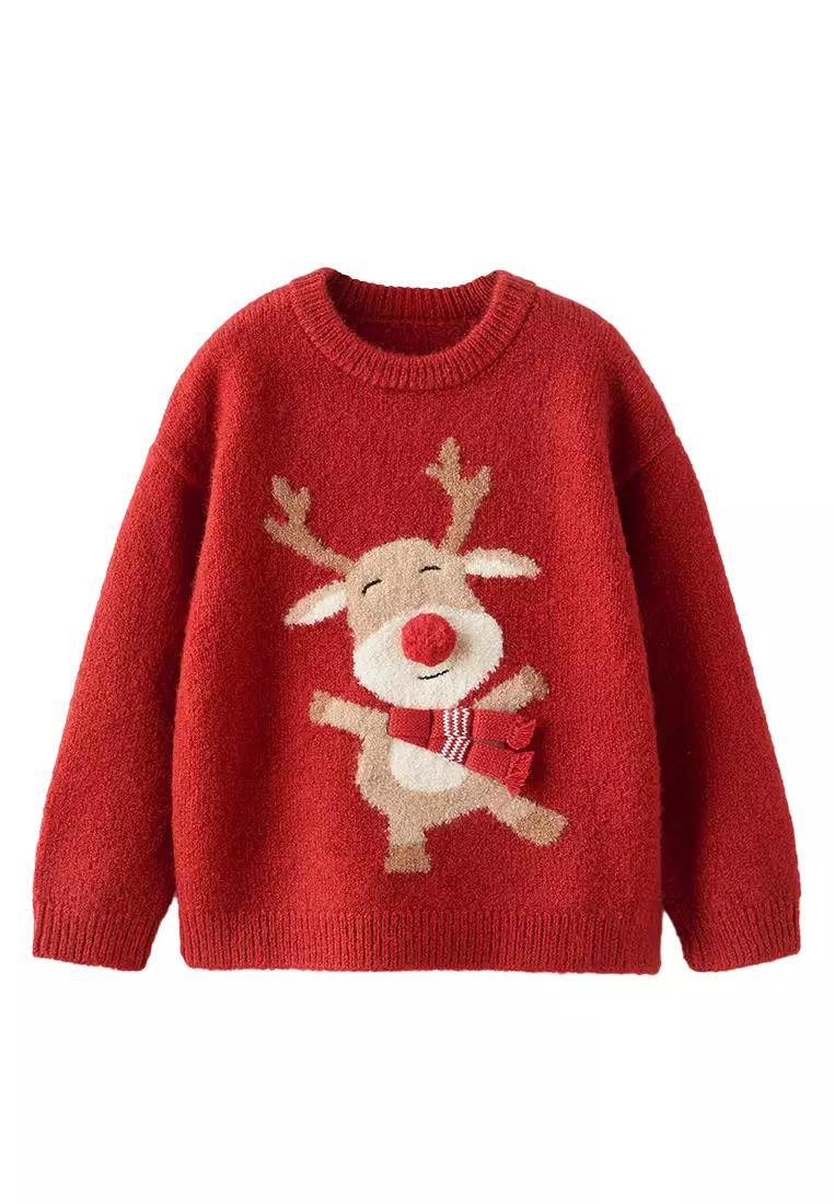 Zara reindeer sweater outlet