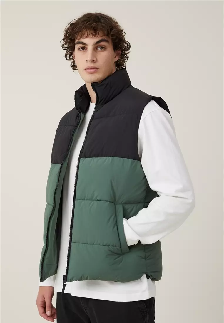 Buy Cotton On Recycled Mother Puffer Vest 2023 Online | ZALORA Singapore