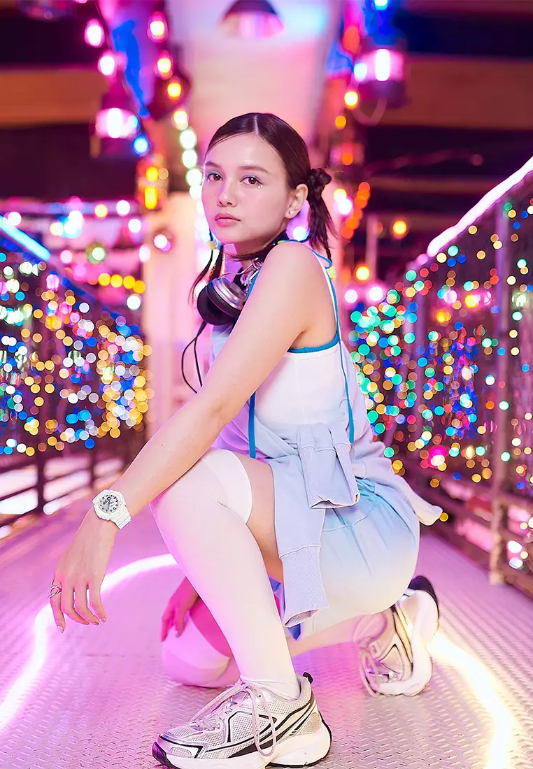 Casio Baby-G Jam Tangan Analog Digital Wanita - White - Resin Strap - BGA-280DN-7A