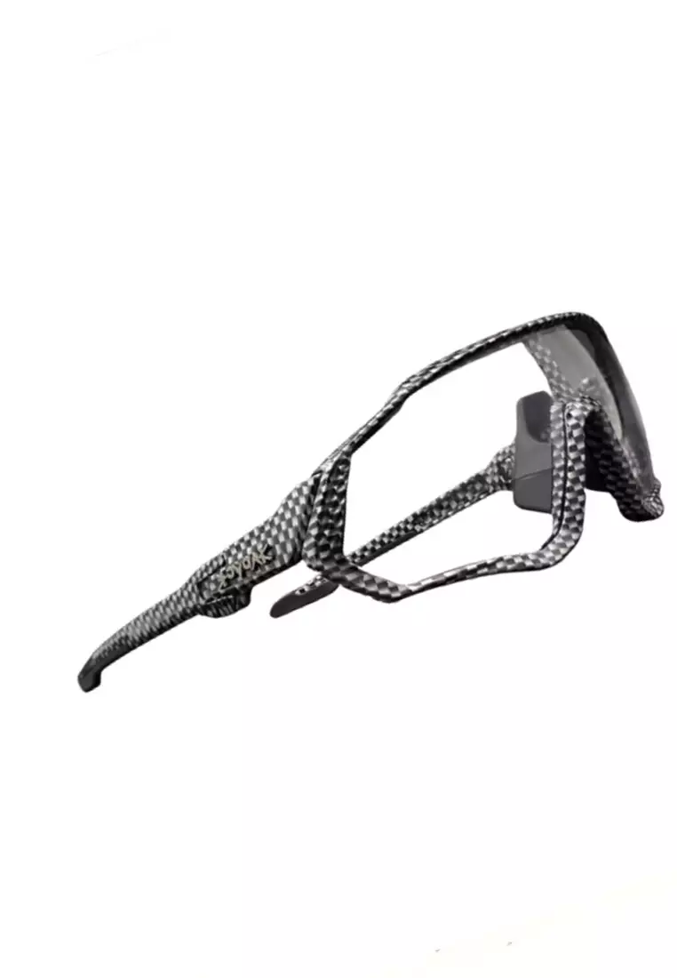 Adna Kacamata Sepeda Unisex Lensa Photochromic Full Frame Material PC ORIGINAL - Black