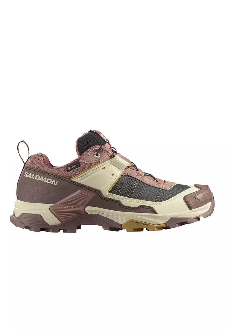 Discount on Salomon  shoes - SKU:  X ULTRA 5 GTX Women's Hiking Shoes in Burlwood / French Roast / Rattan
