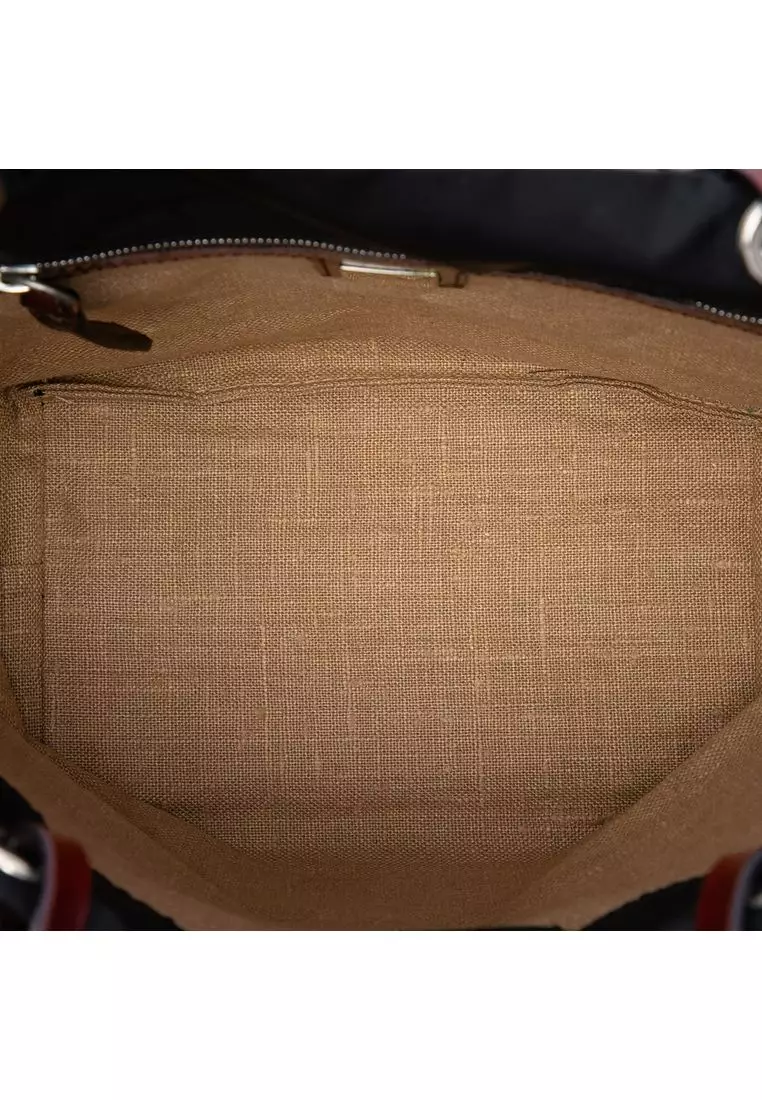 Pre-Loved Fendi Nylon Ff Handbag