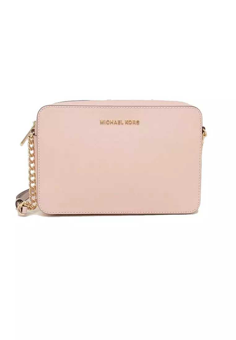 Michael Kors Jet Set Item Crossbody Bag Powder Blush 35T8GTTC9L