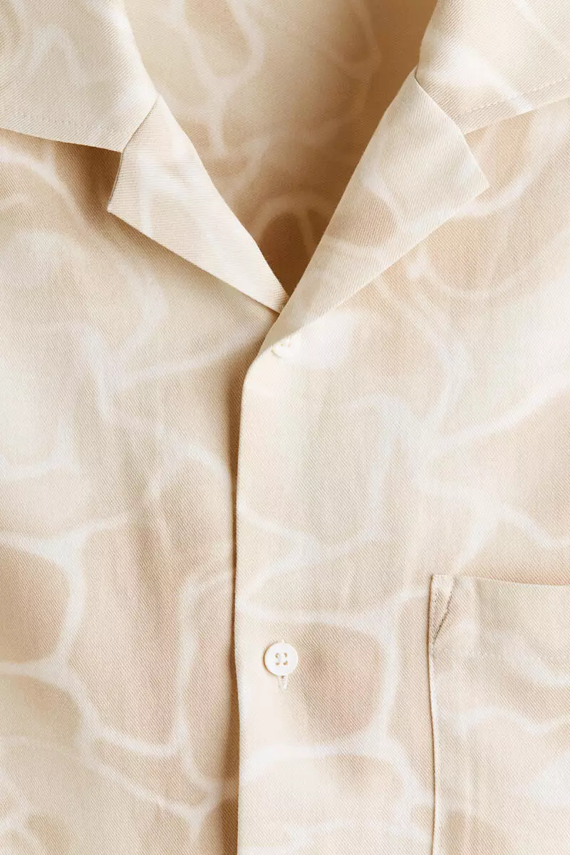 Loose Fit Patterned resort shirt