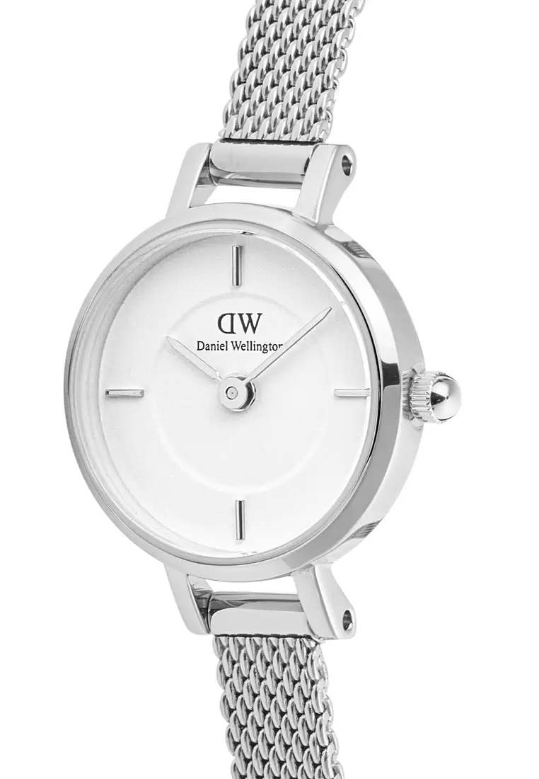 Petite Mini 19mm Sterling Silver White - Women Watch stainless steel watch DW Official Authentic Original