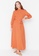 Trendyol orange Belted Dress 5A548AA4B0FCA8GS_5