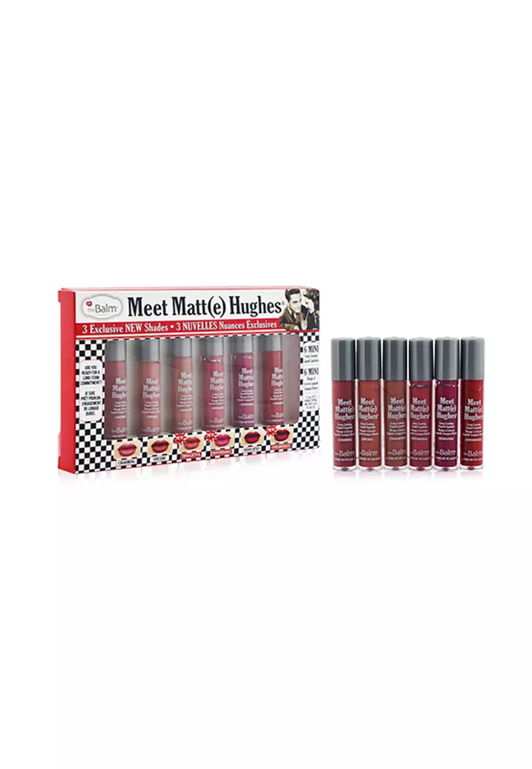 Discount on TheBalm  shoes - SKU: Thebalm - Meet Matt(E) Hughes 6 Mini Long Lasting Liquid Lipsticks Kit - Vol. 14 6X1.2Ml/0.04Oz