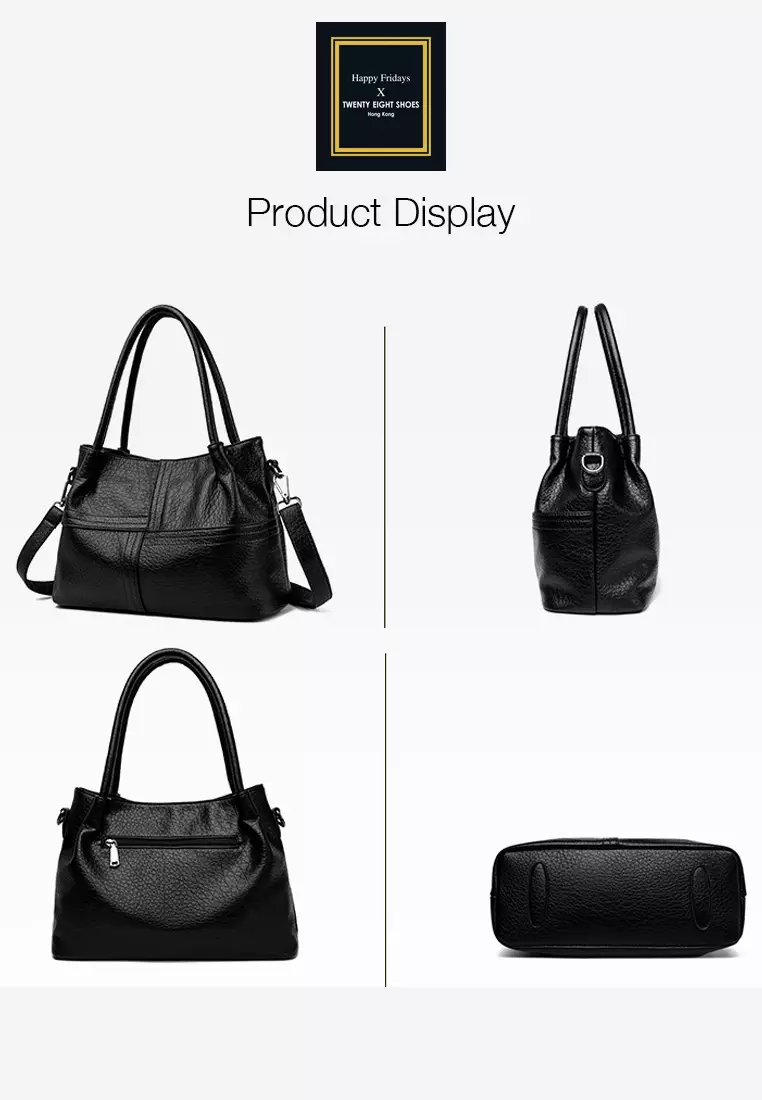 Large Capacity Faux Leather Three Way Handbag JW HD-3916