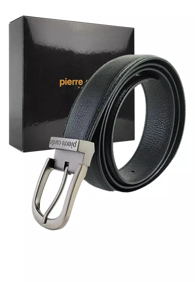 Pierre Cardin Ikat Pinggang Pria Kulit Sabuk Type Pin