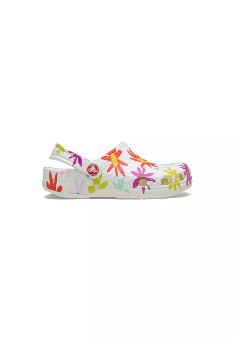 Toddler Classic Crafted Daisy Clog in Chalk