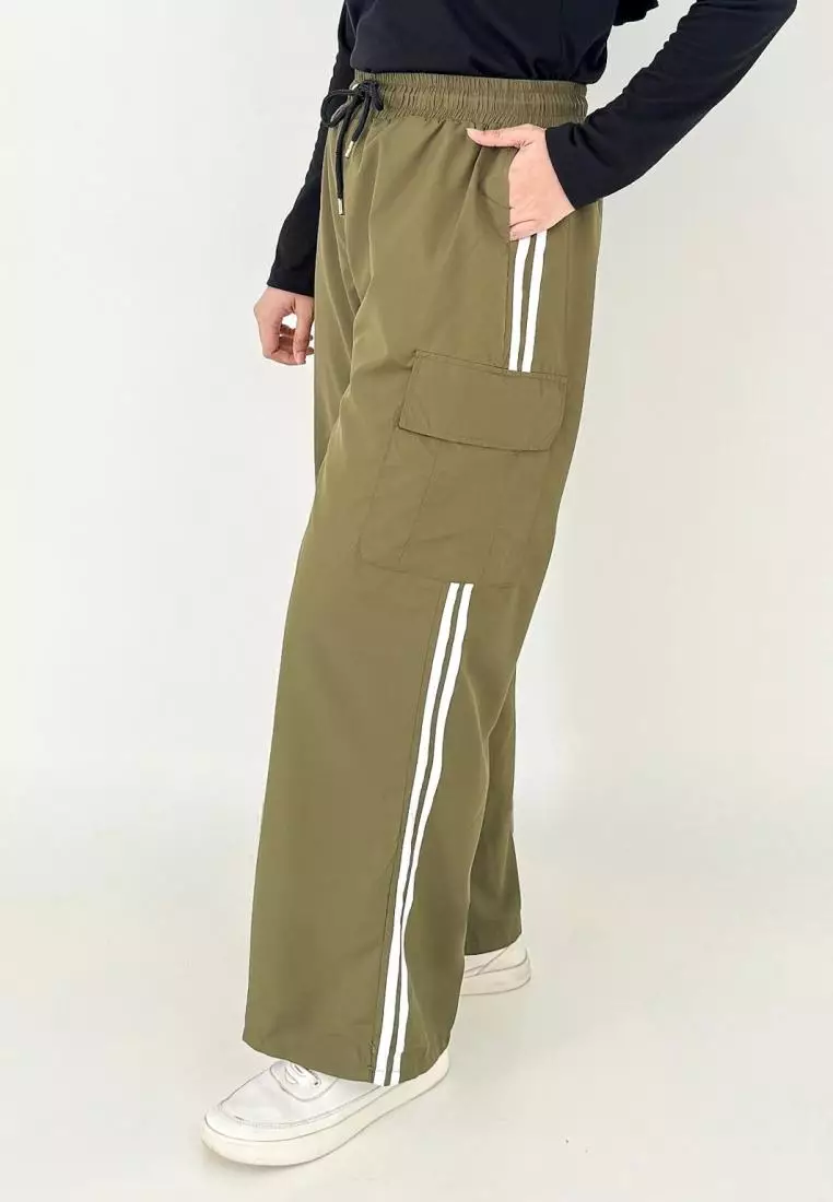 Daily Cargo Pants (Celana Panjang Kargo Muslimah) Olive