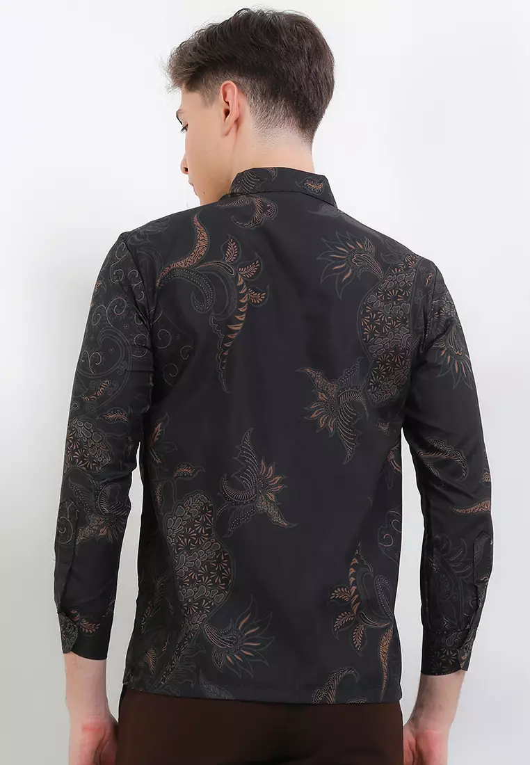 Umbara Kemeja Batik Exclusive Premium Pria Casual Modern Lengan Panjang