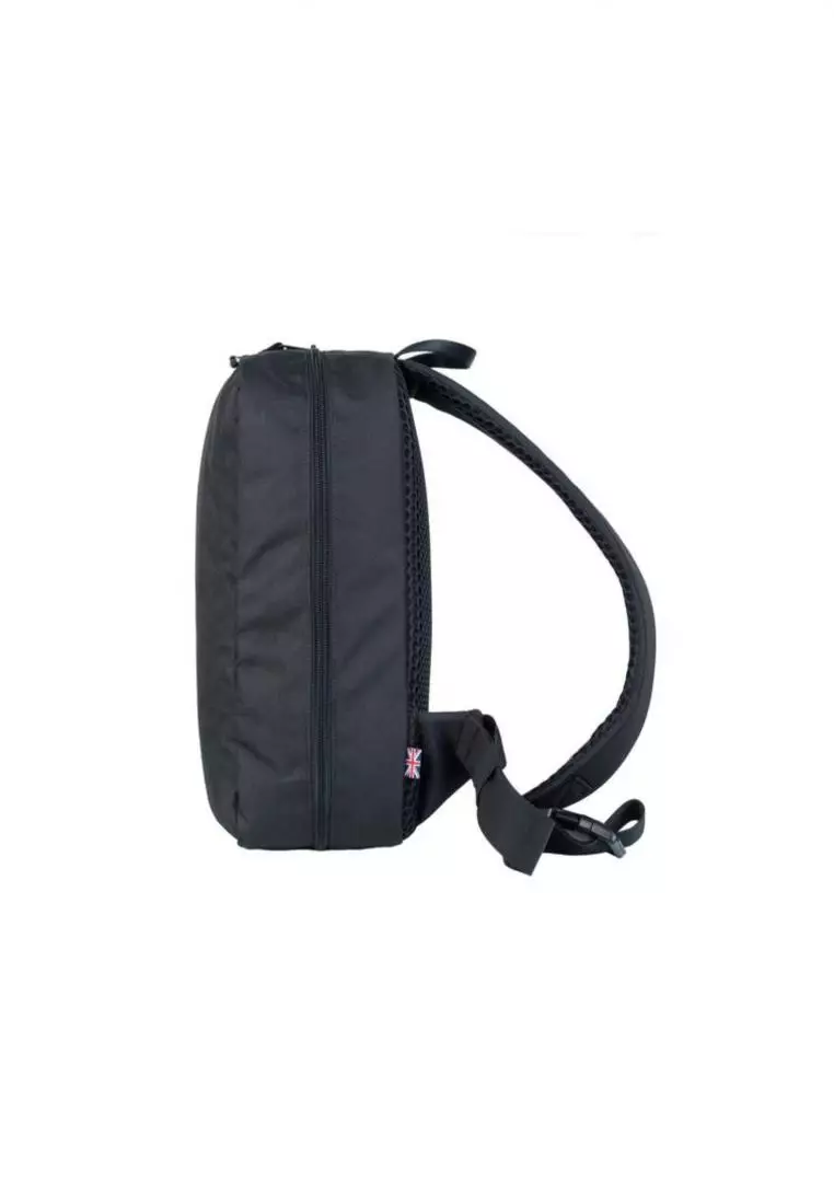 CabinZero Gürteltasche Classic Black – 18 X 42 X 6 Cm, Aus Robustem Polyester, Mit RFID-Schutz, Leicht (160 G), Für Reise & Alltag