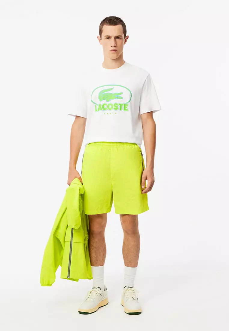 Loose Cut Zipped Pocket Shorts