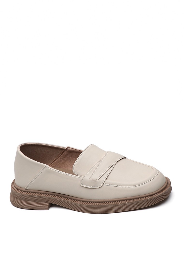 Micofiber Leather Platform Loafers WW919-2