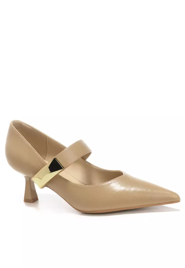 Discount on Twenty Eight Shoes  shoes - SKU: 5CM Pointed Microfiber Leather Mary Jane Shoes BY360-2