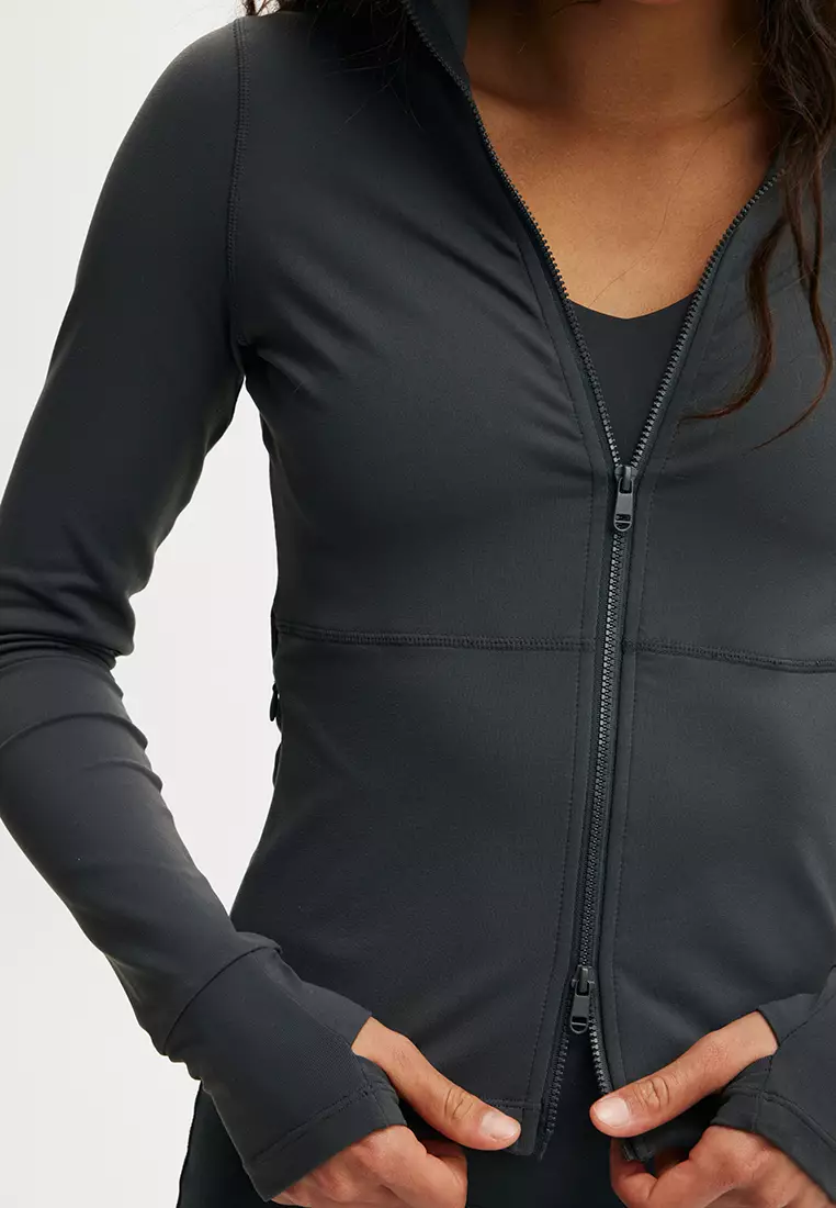 Active Core Zip Through Long Sleeves Jacket