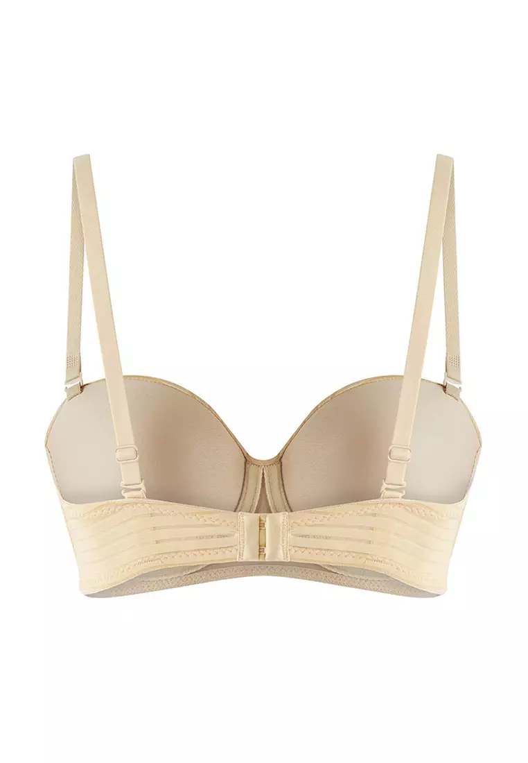Micro Plain Fixed Cup Strapless Bra