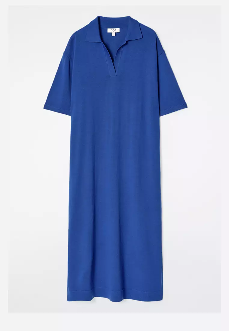 Buy COS Merino Wool Polo Dress 2025 Online ZALORA