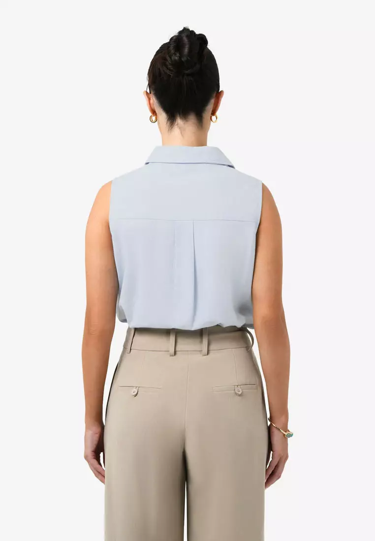 Kia Cotton Sleeveless Shirt
