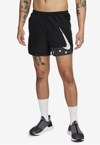 Nike black Dri-Fit Run Division Challenger Shorts 4569CAAADE51C5GS_1