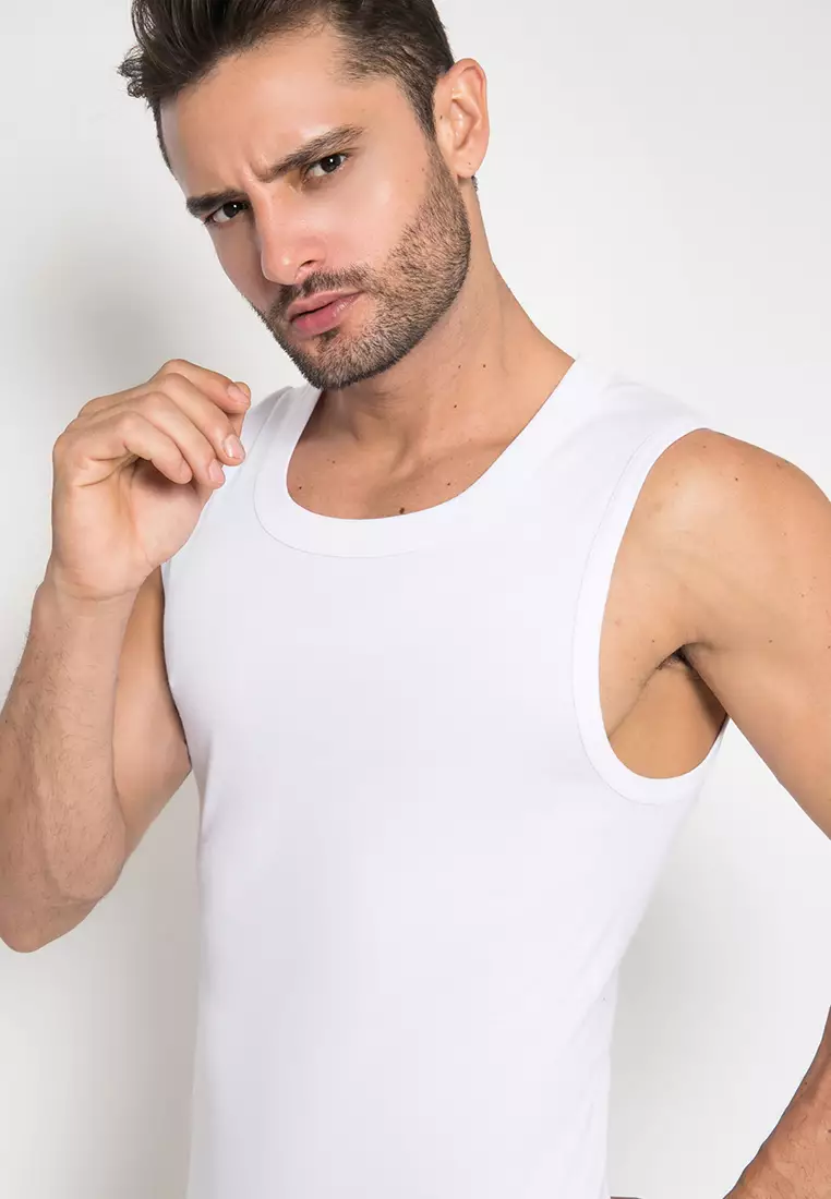LGS - Innerwear - Pakaian Dalam Pria - Kaos Tank Top - Polos