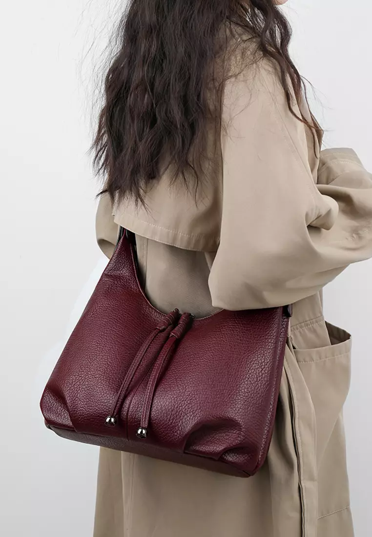 Stylish Faux Leather Three-Way Shoulder Bag JW HD-2829