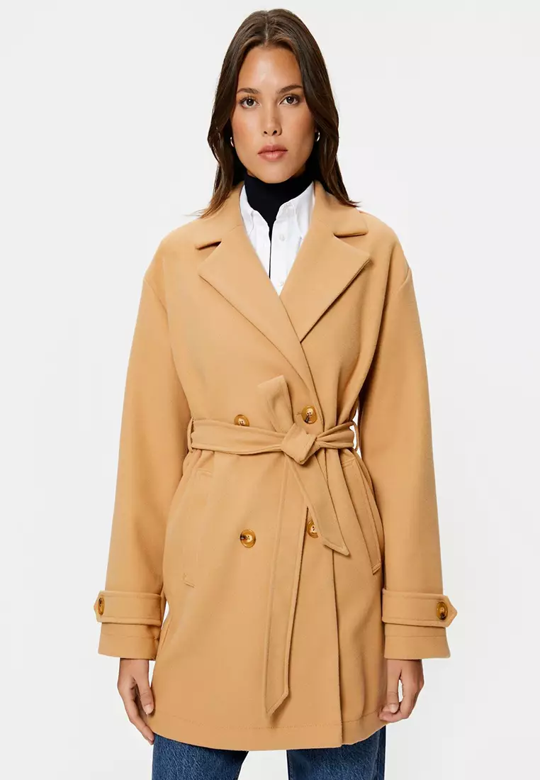 Jual KOTON Classic Trench Coat Original 2025 ZALORA Indonesia ®
