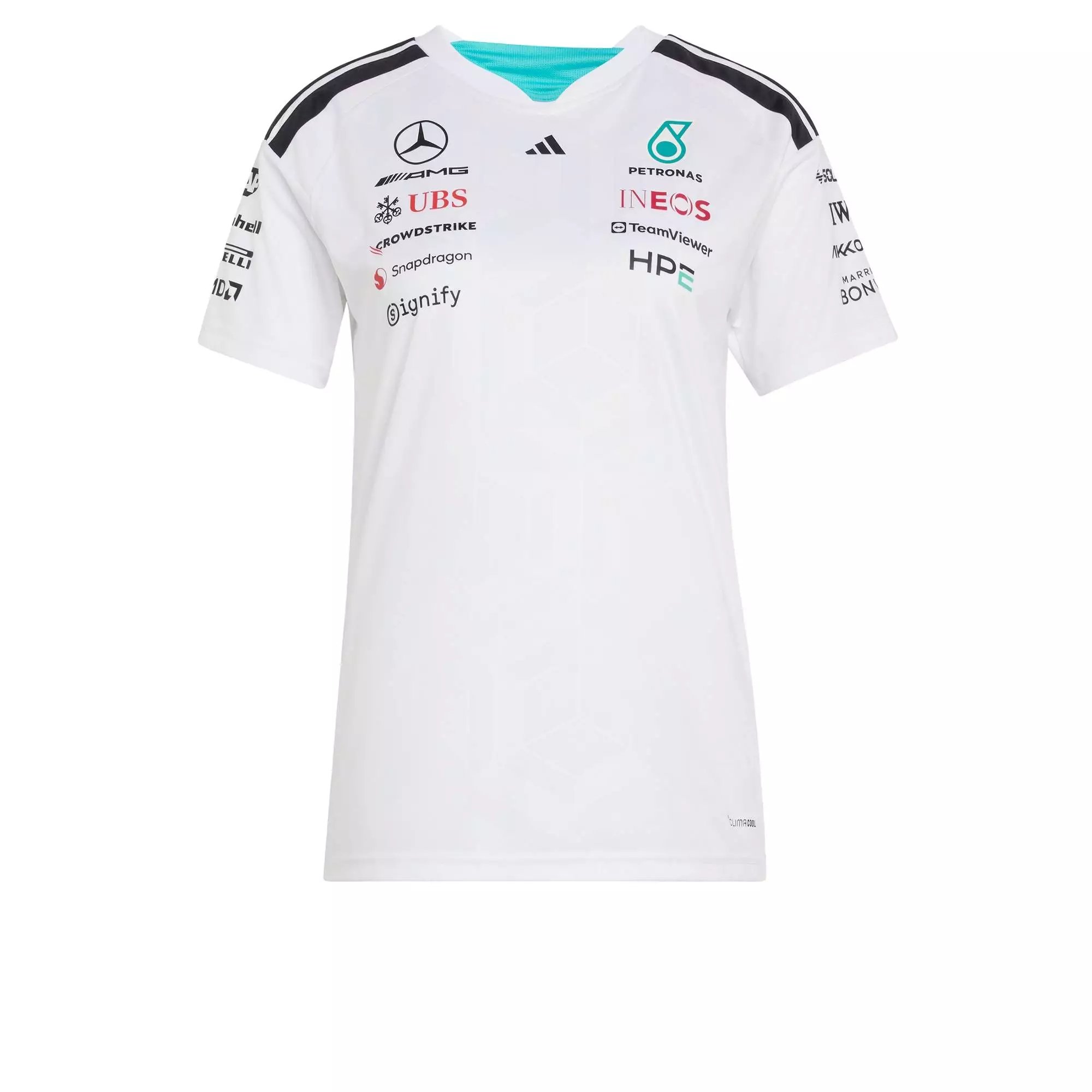 Motorsport MERCEDES - AMG PETRONAS FORMULA 1 TEAM DRIVER JERSEY Women White KF0163
