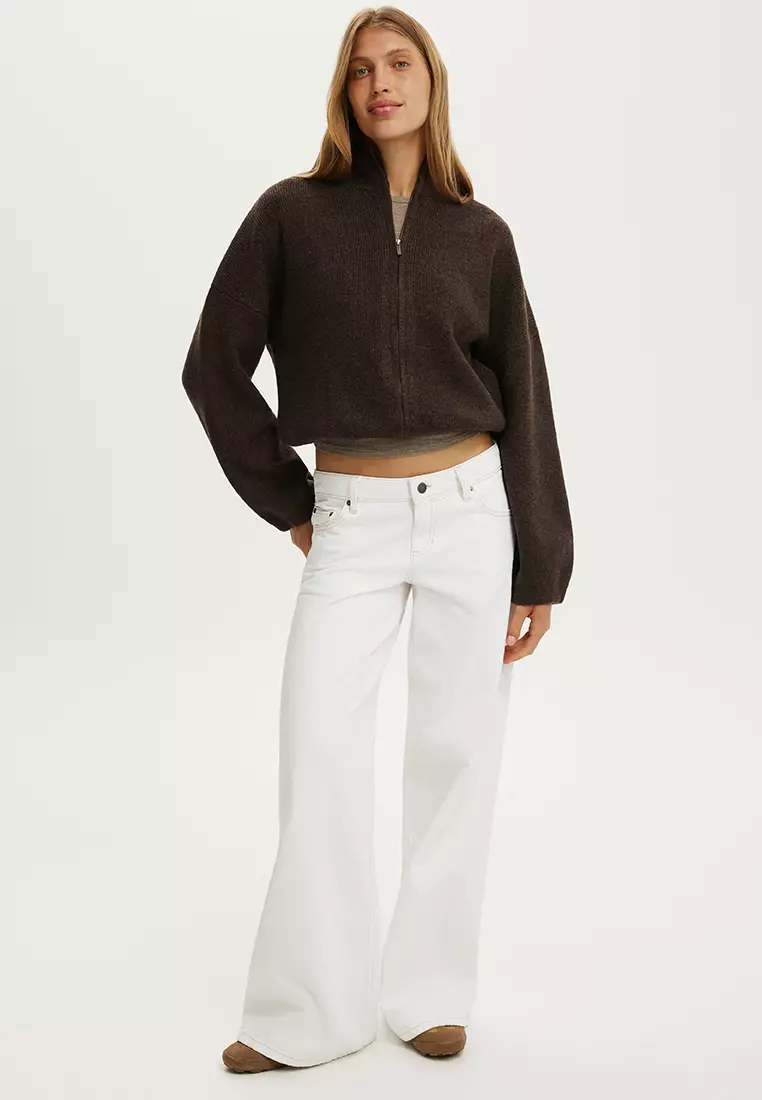 Luxe Tuck Hem Bomber Jacket