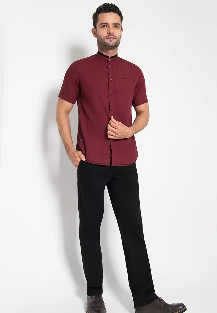 LGS - Celana Panjang Chinos - Double Pocket - Hitam - Regular Fit - CCT.777.A15.333.C