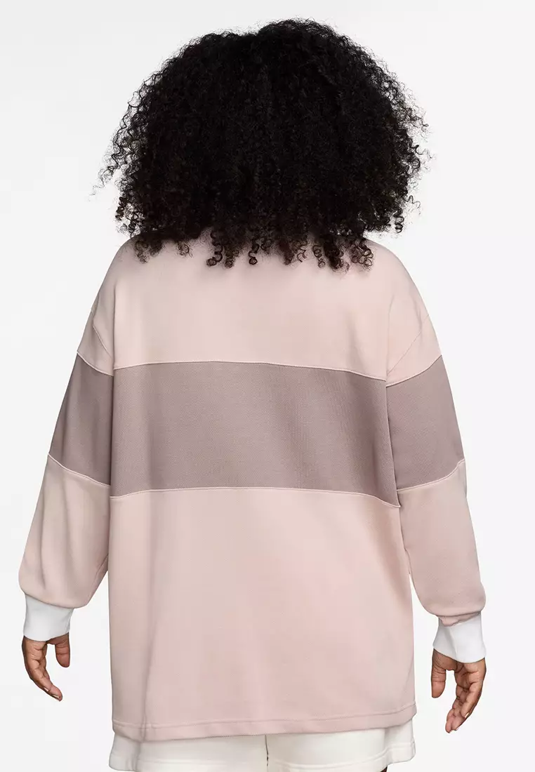 Sportswear Long-Sleeve Graphic Polo Top