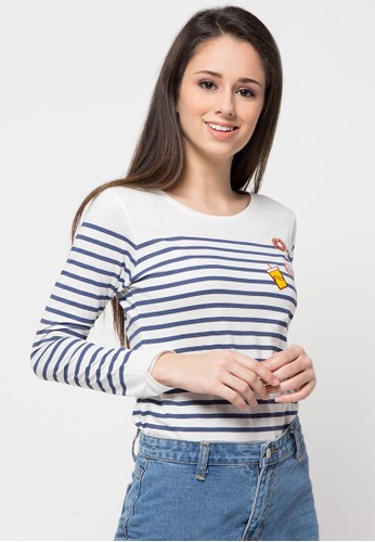 Graphic Striped Long Sleeves