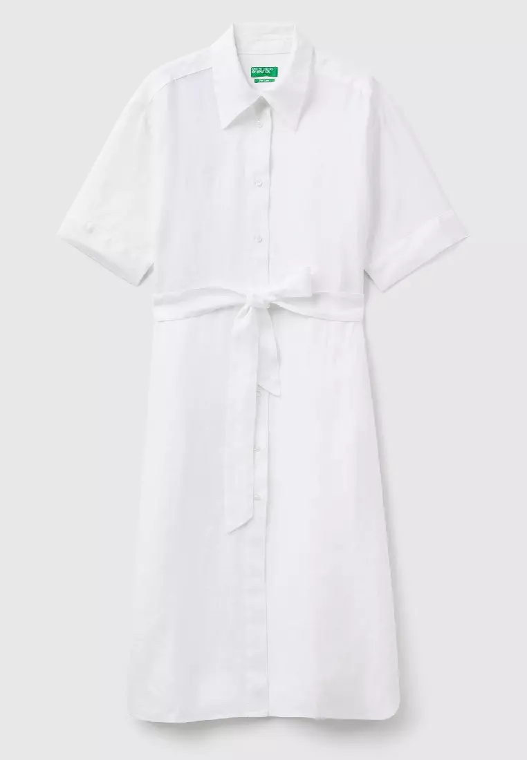 Girls white shirt dress store