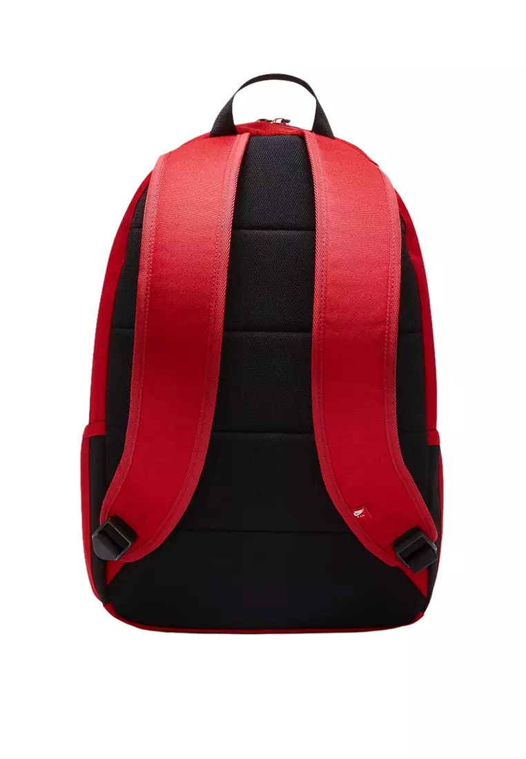 Red top jordan backpack