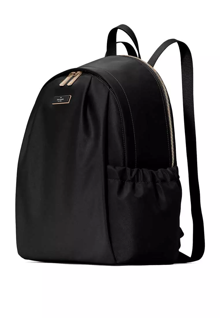 Carter Nylon Large Backpack Black KL962
