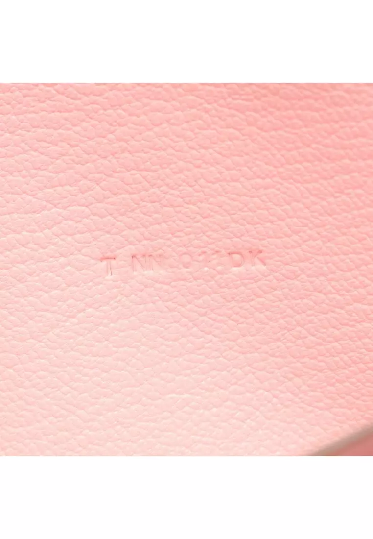 Pre-Loved Hermès Azap Long rose sakura round zipper long wallet Sikkim leather Light pink silver hardware T stamp